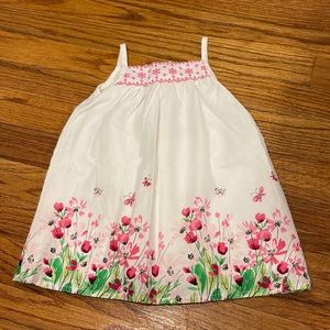 NWT Pink Flower and Butterfly dress - 6/9M